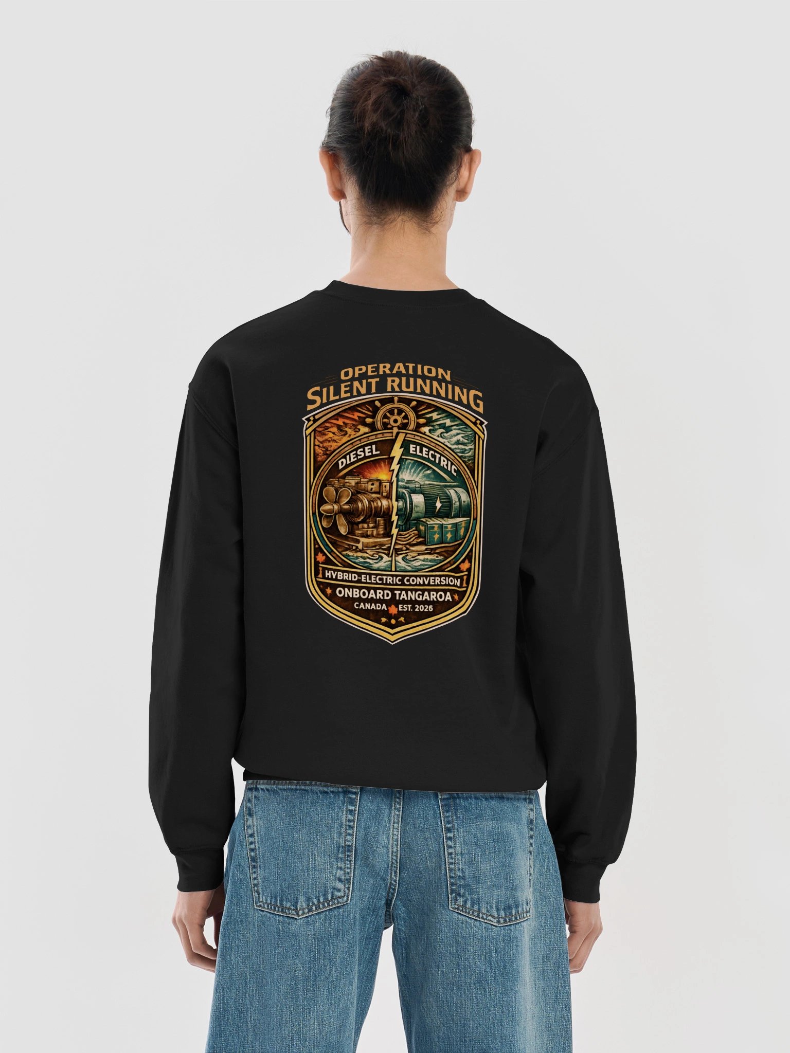 Sweatshirt – Silent Running Badge product image (12)
