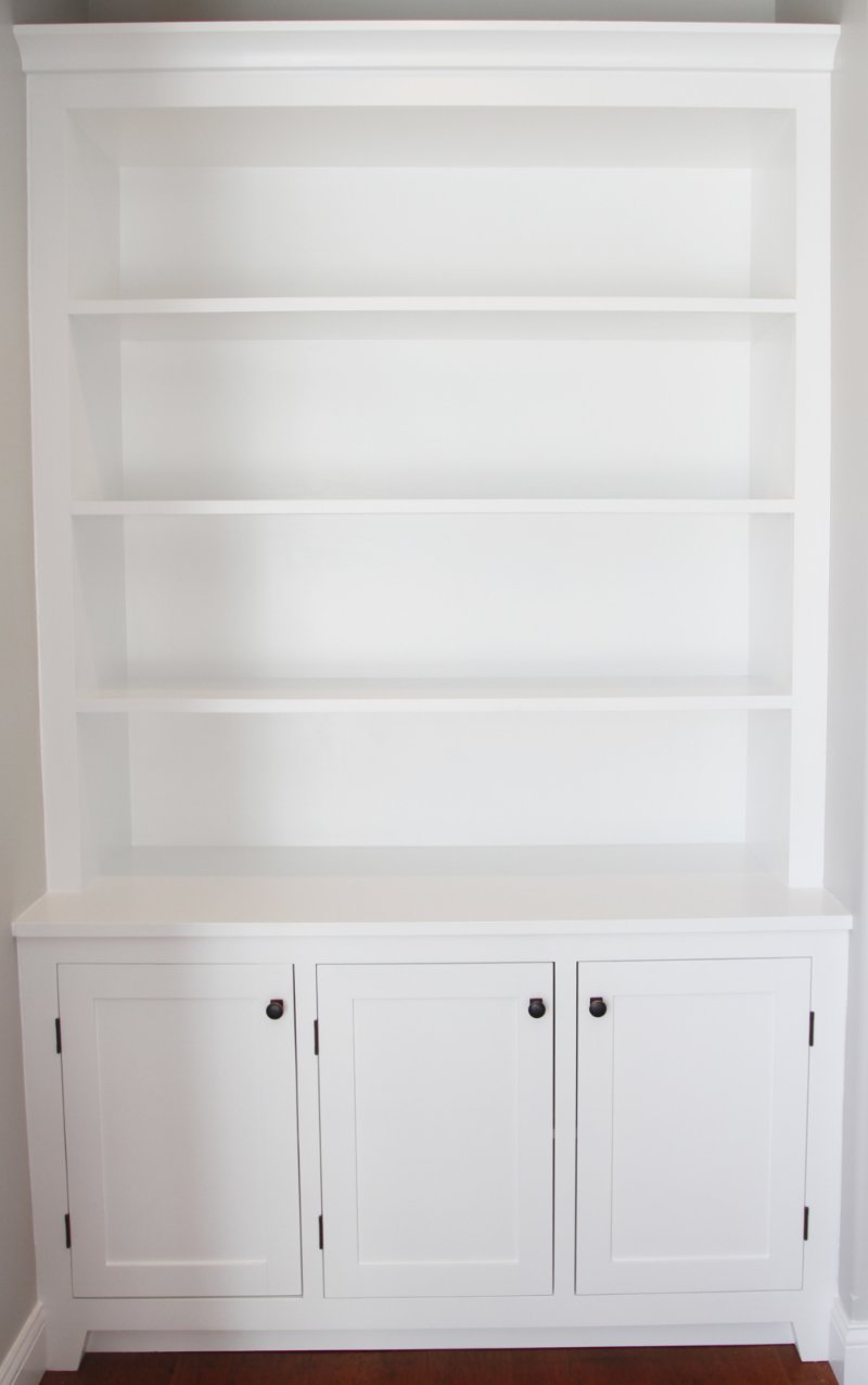 Shaker Fireplace Surround Cabinets and Bookshelves Builtin 0- Woodworking Project Plan and 3D SketchUp Model product image (3)