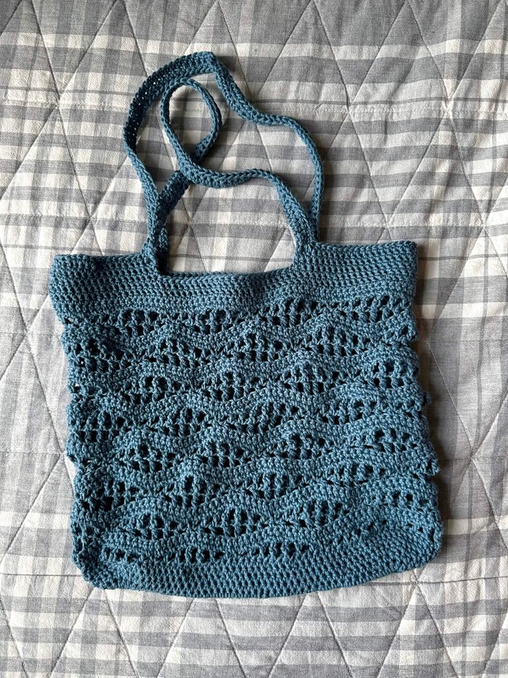 Crochet Wave Tote Bag product image (2)