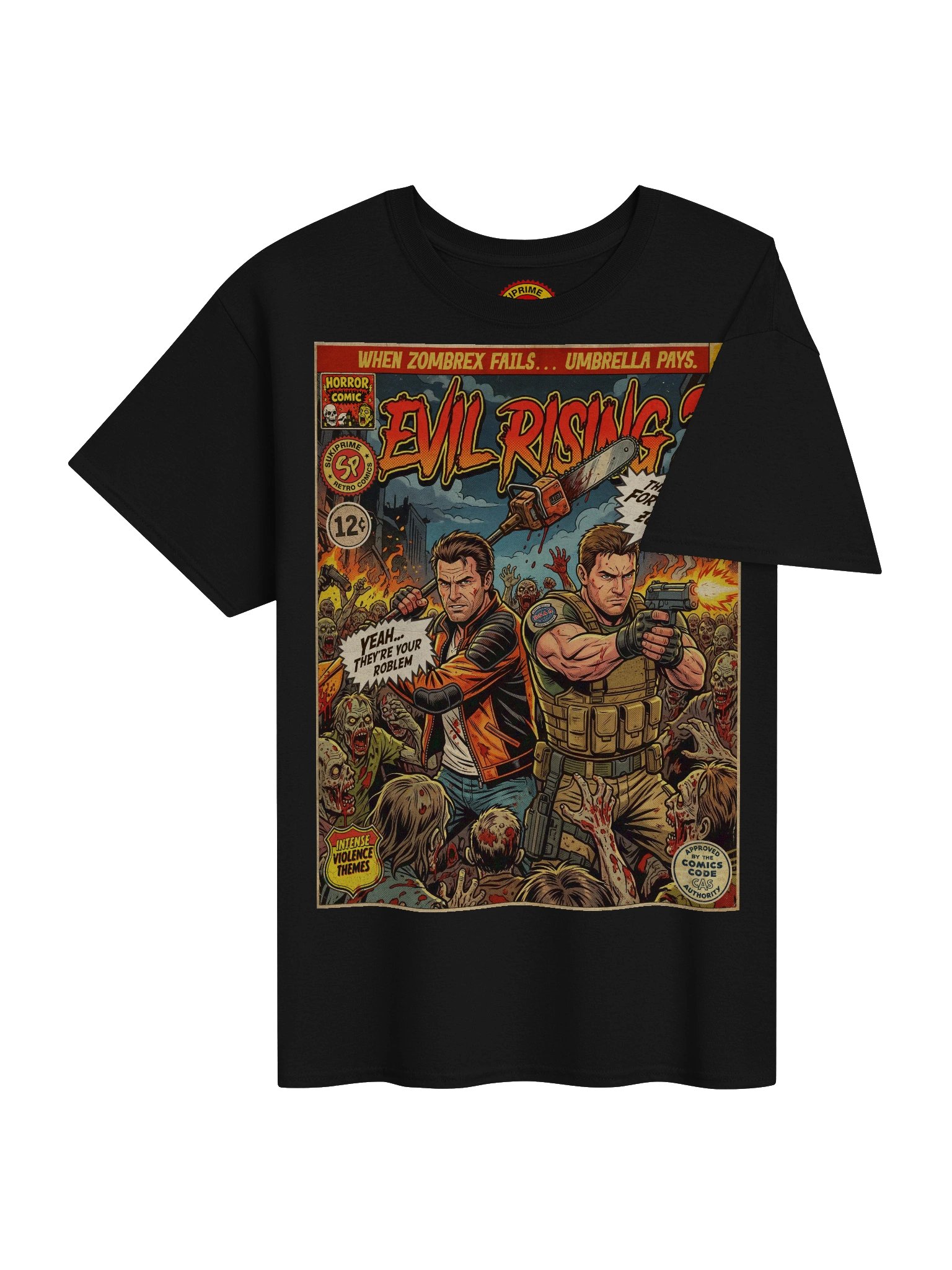 Evil Rising 2 Comic Art T-Shirt product image (4)