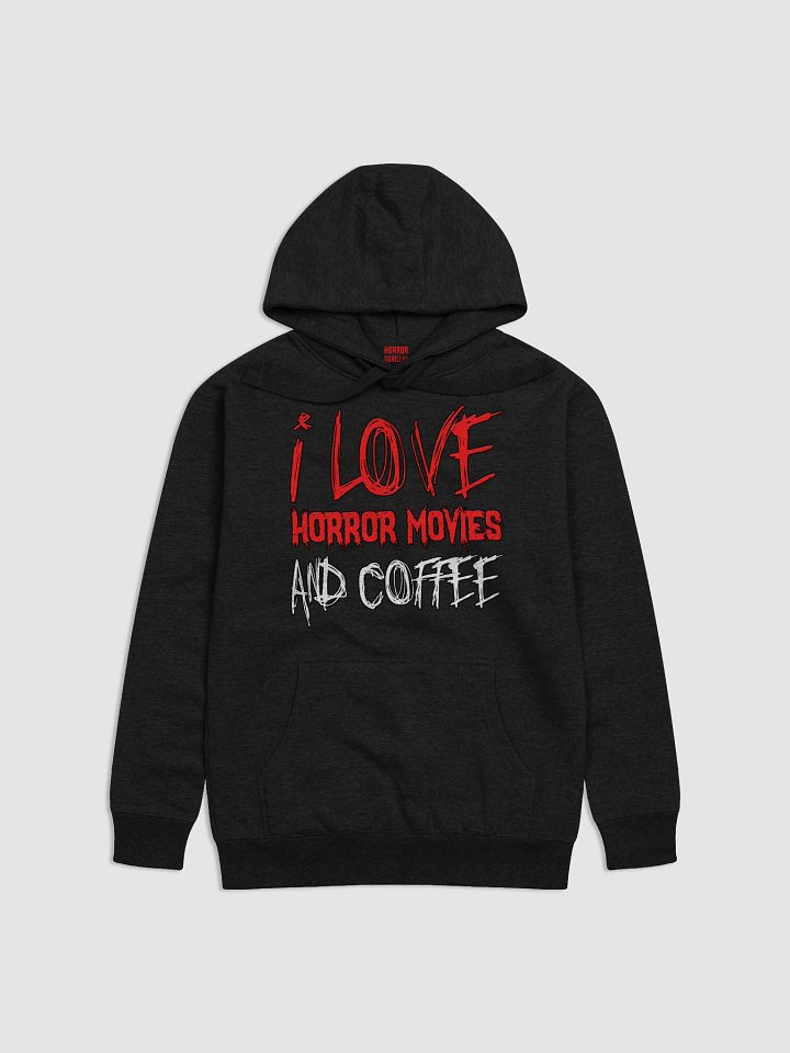 I Love Horror Movies And Coffee Hoodie product image (1)
