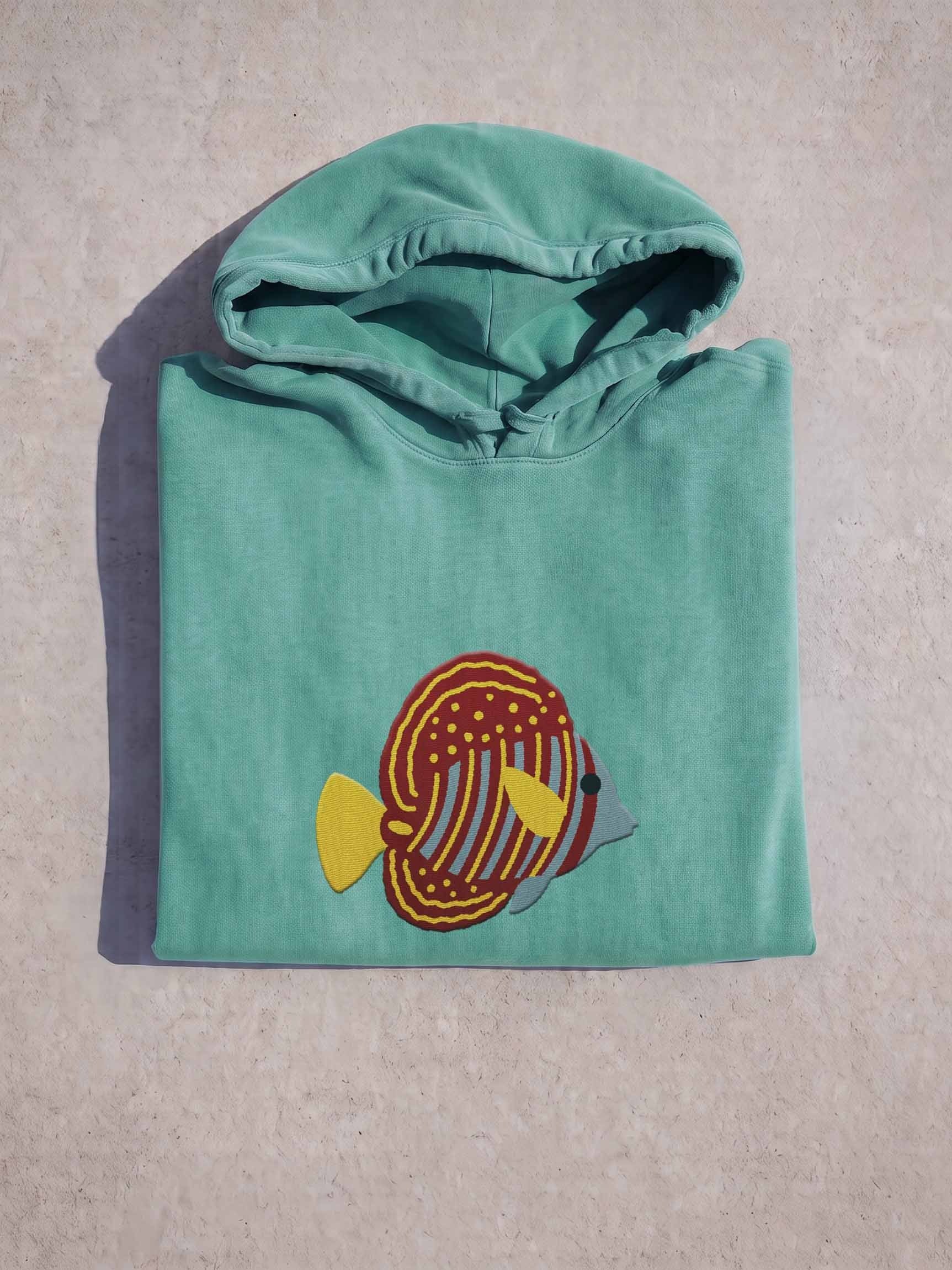 Sailfin Tang Embroidered Hoodie | Saltwater Reef Aquarium Fish & Ocean Lover Apparel product image (1)