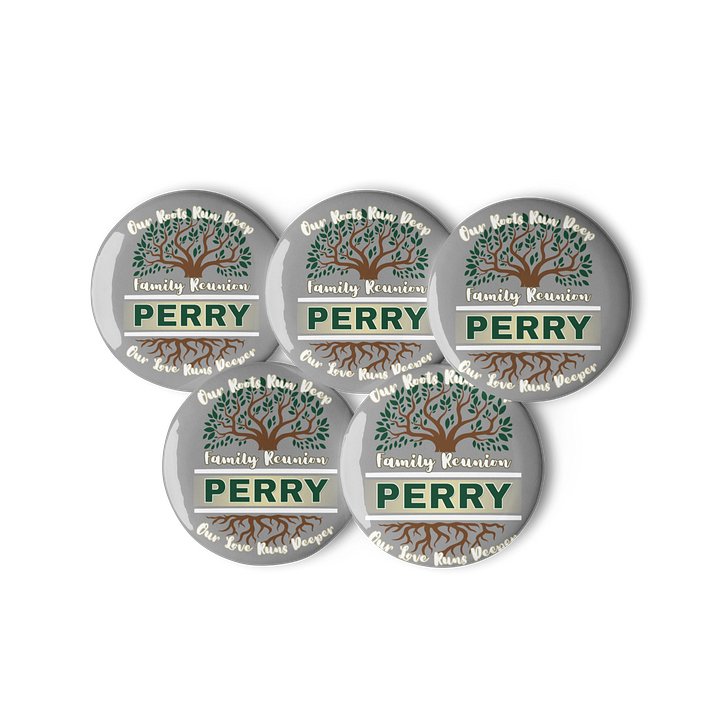 Family Tree Pin Buttons for Perry Family Reunion 2026 | Legacy Edition product image (3)