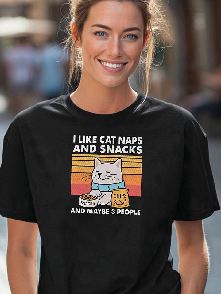 Gildan cat funny t-shirt product image (2)