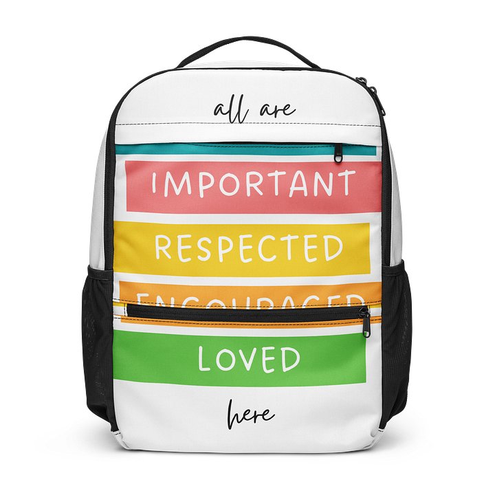 Welcome & Empower All-Over Print Backpack product image (1)