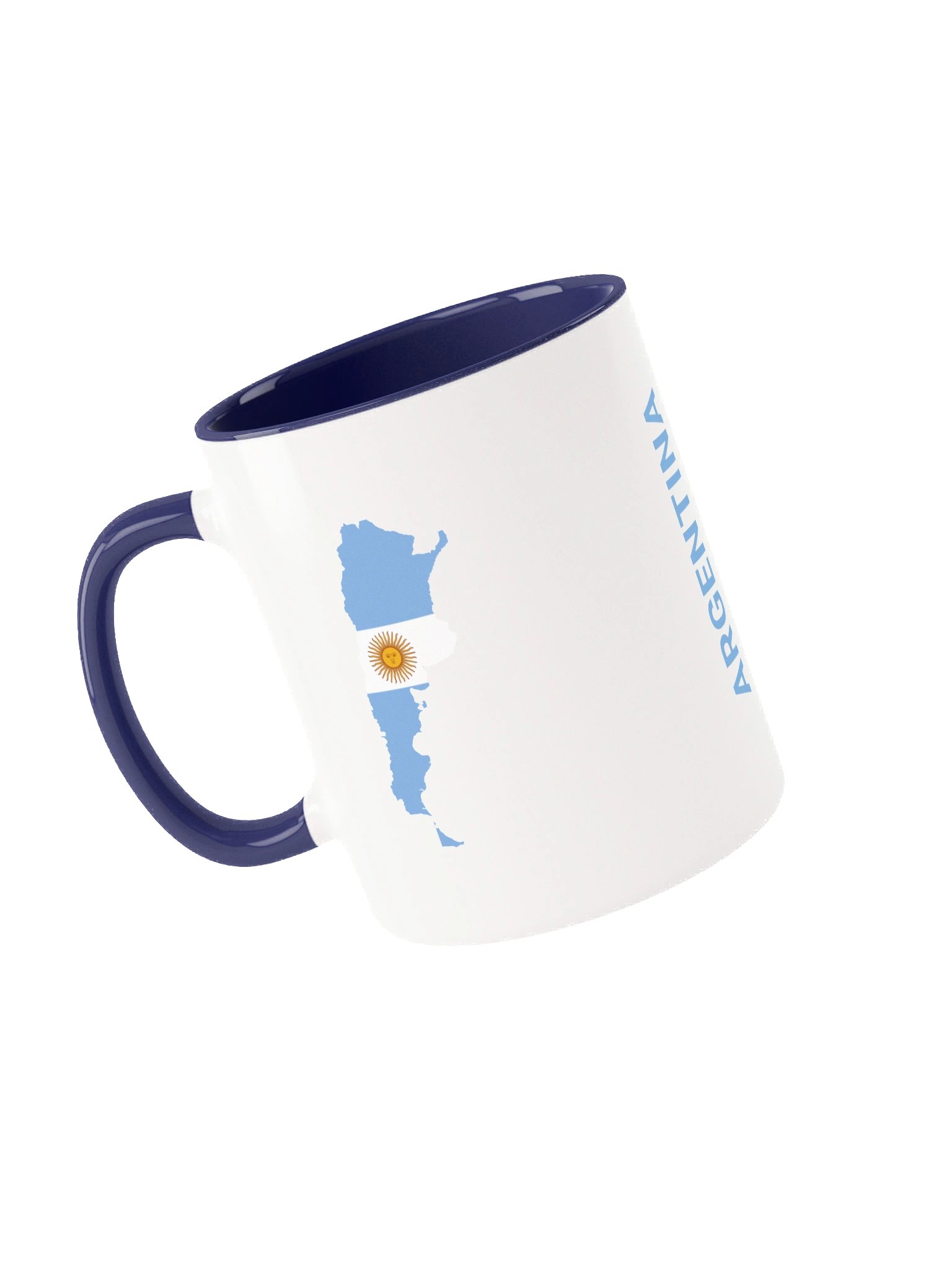 Argentina 2026 World Cup Flag Mug - Argentina Soccer Fan Coffee Cup - Premium Two-Tone Ceramic Mug product image (3)