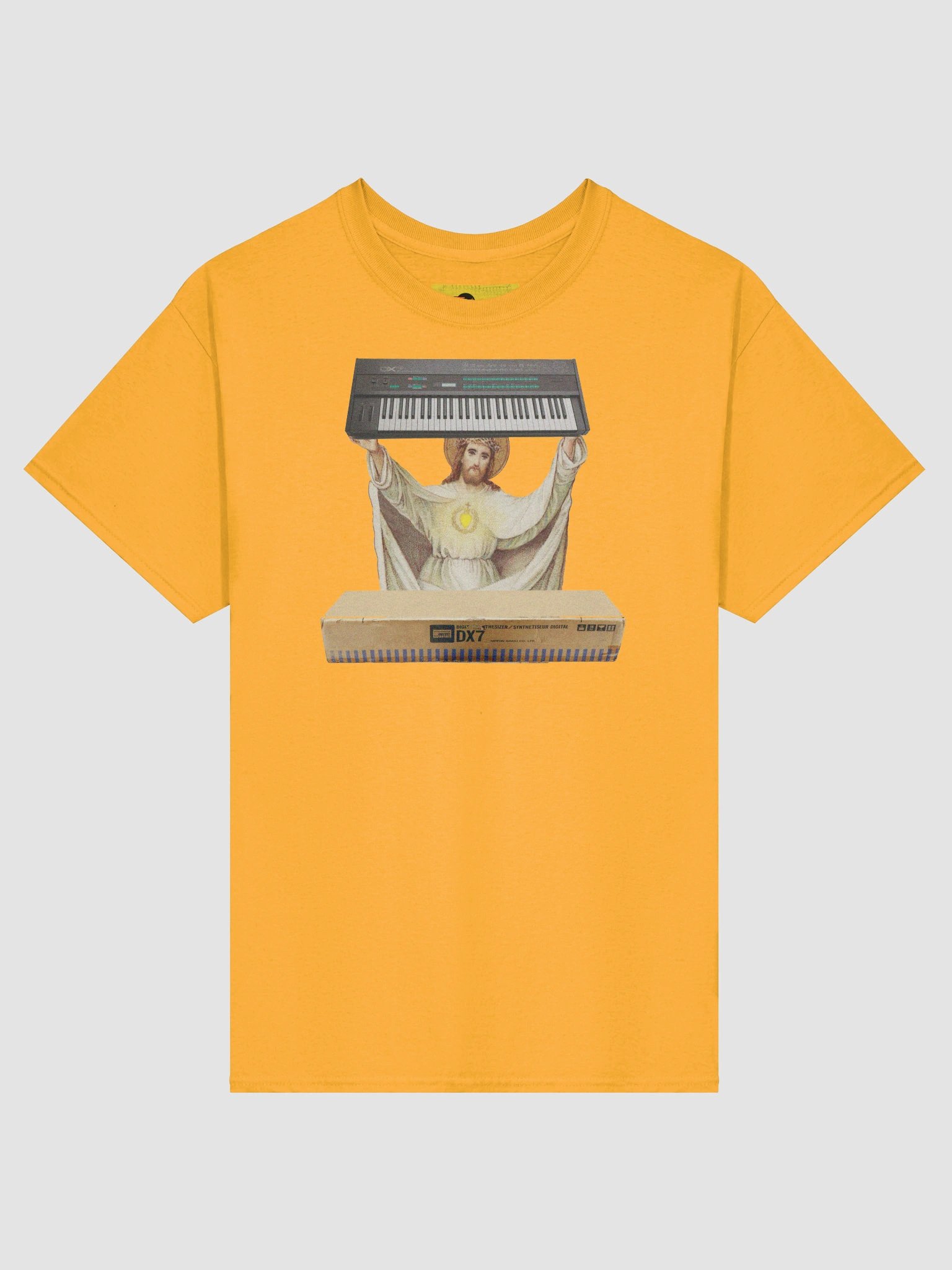 Lost in the Synth´s Faith (d-x-7 tribute ) by Frank Fonik, Techno EDM Unisex t-shirt product image (1)