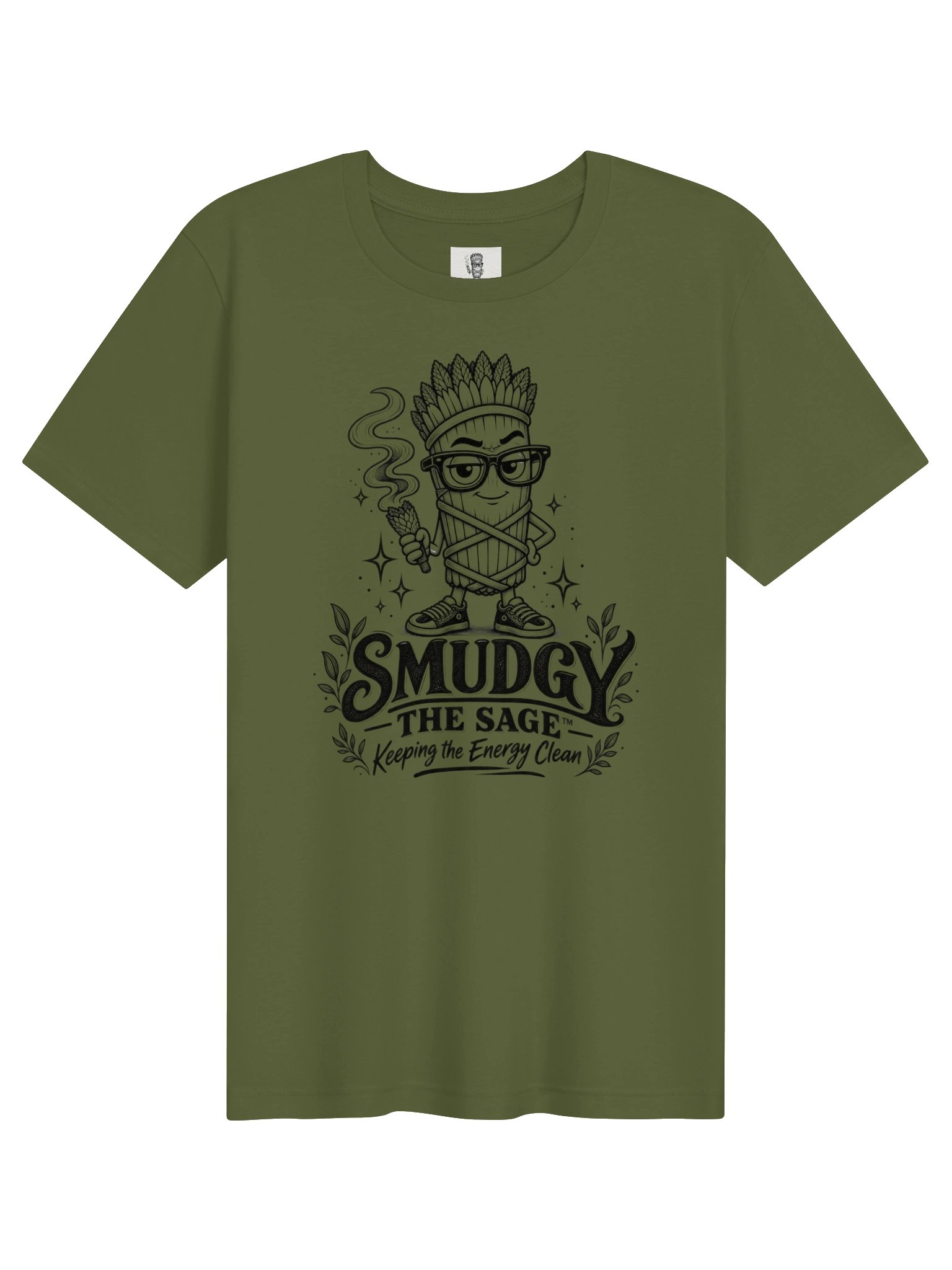 Smudgy the Sage™ – Keeping the Energy Clean T-Shirt product image (1)