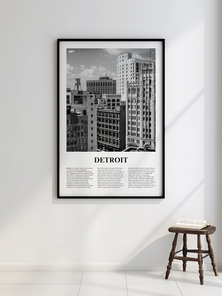 Detroit 03 Newspaper Poster product image (2)
