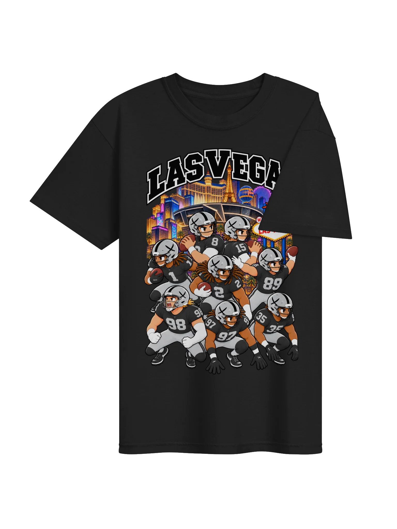 Las Vegas Football 2026 Animated Player T-Shirt product image (11)