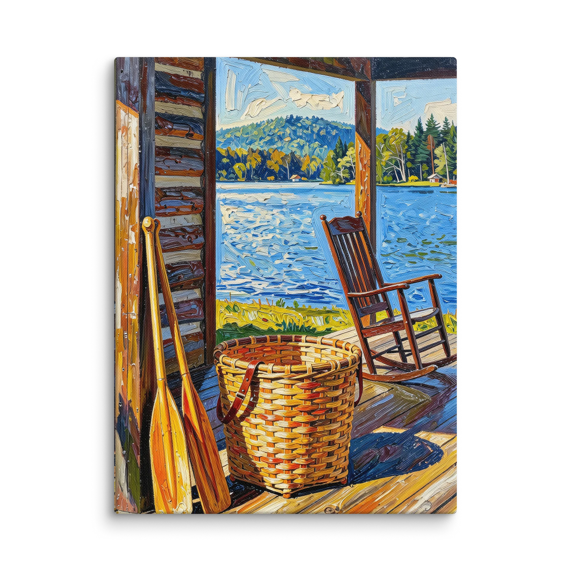 The Camp Porch Canvas Print product image (1)