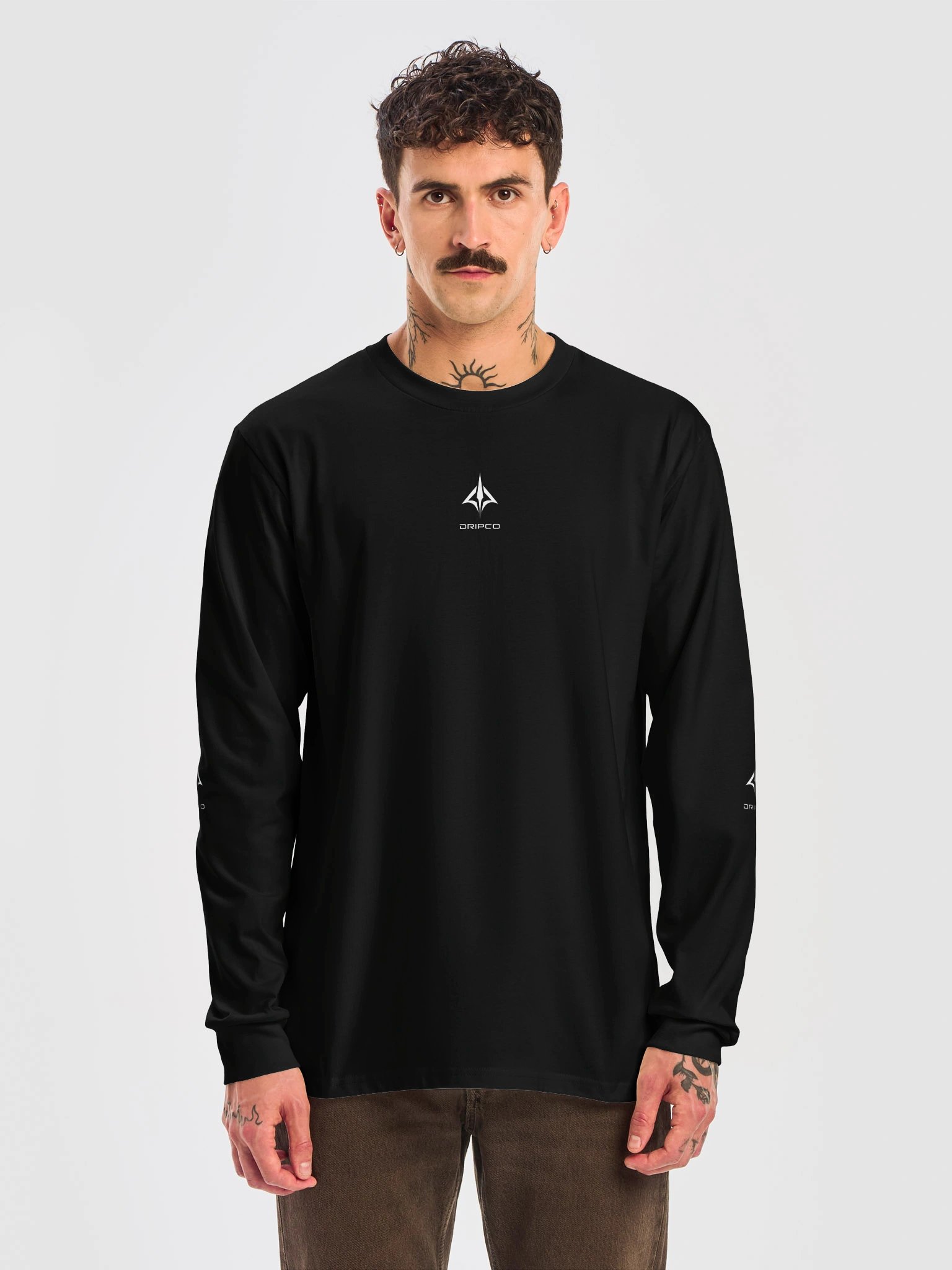 DRIPCO Minimal Logo Long Sleeve Tee product image (9)