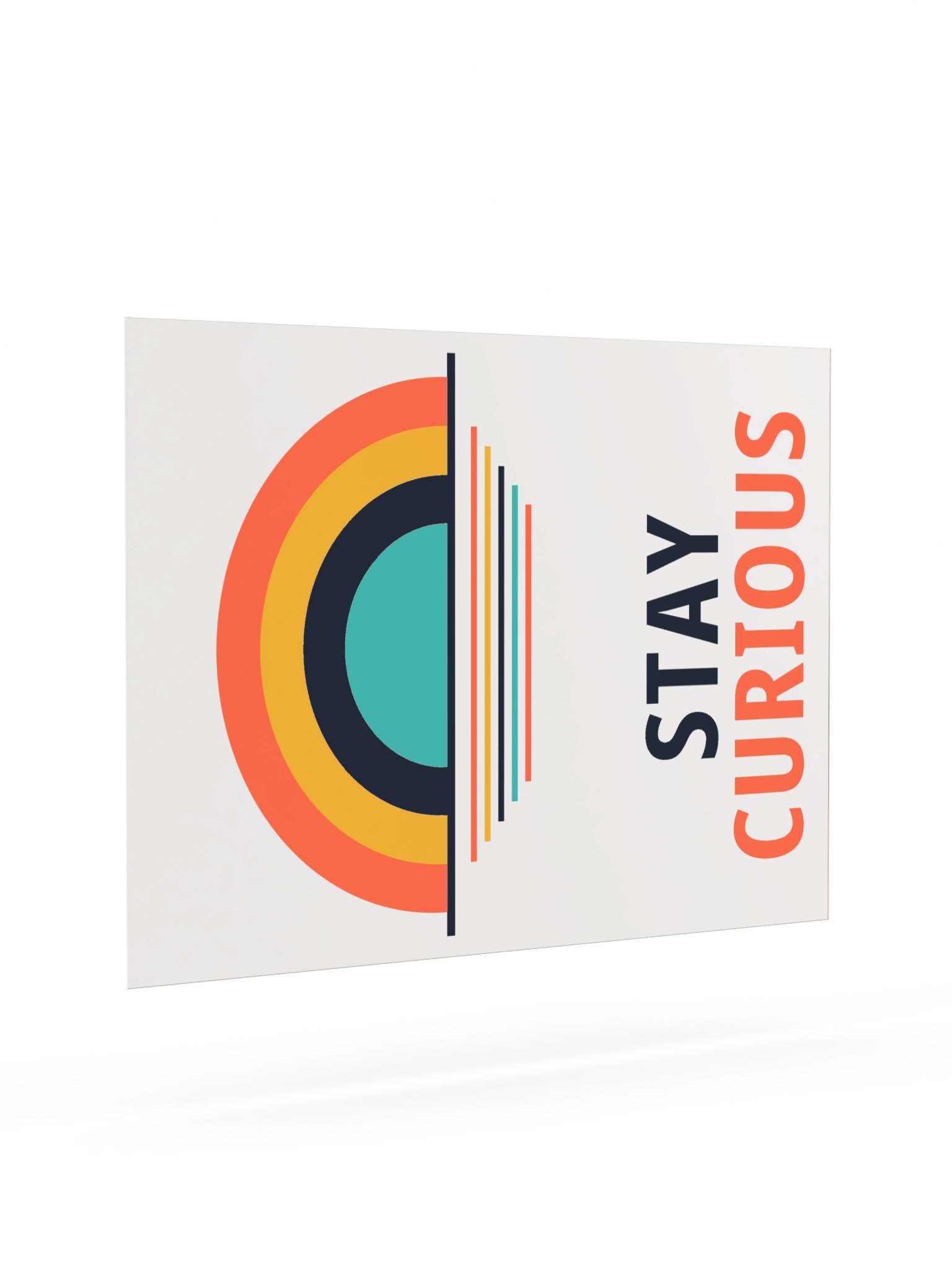 Stay Curious Sunrise Poster product image (18)