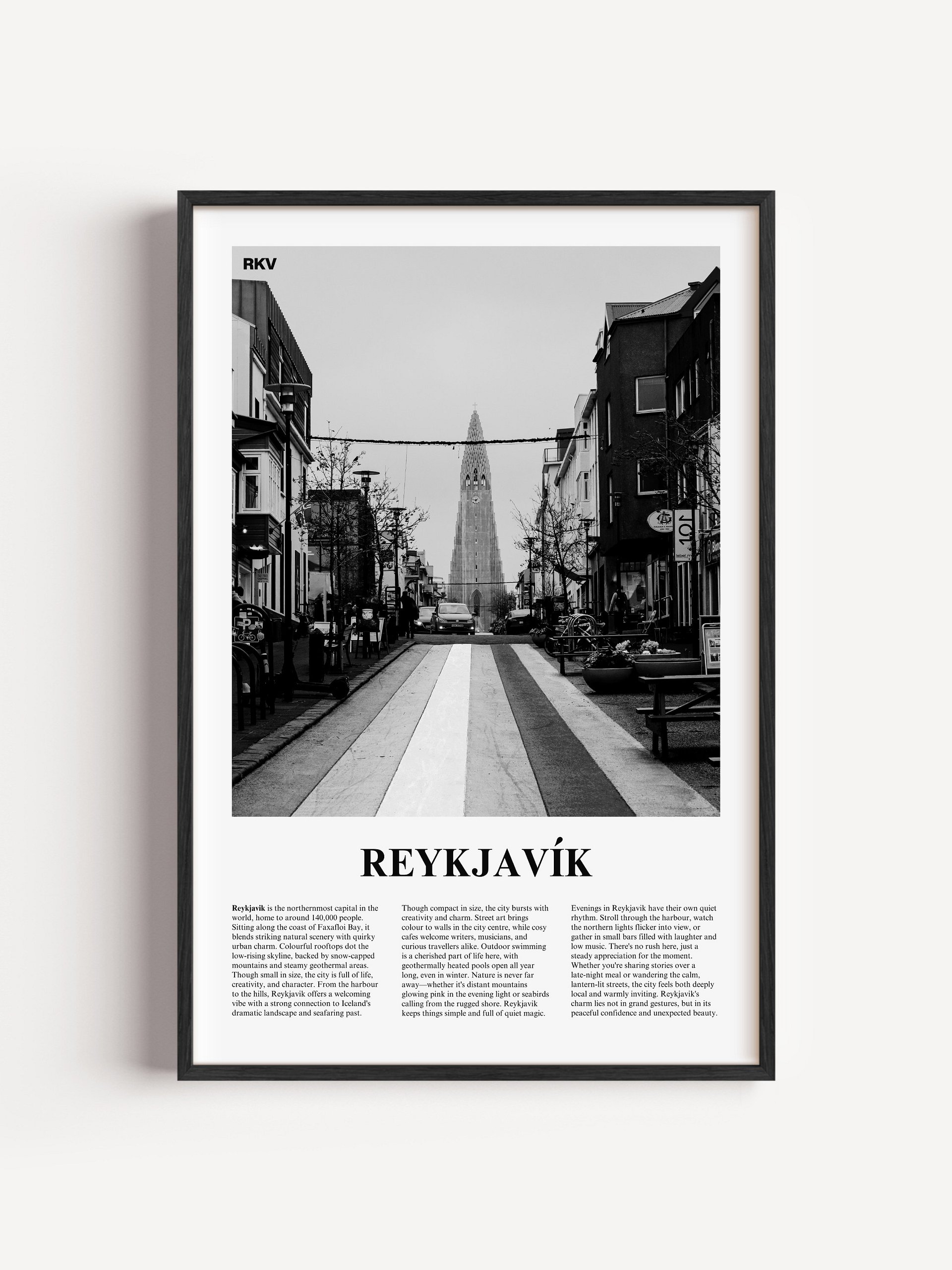 Reykjavik 03 Newspaper Poster product image (1)