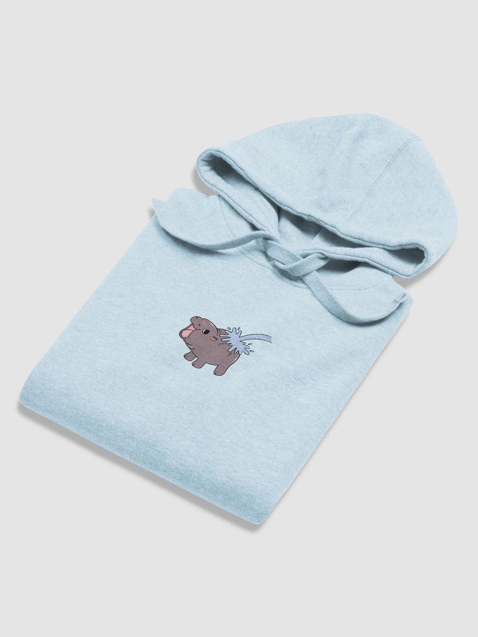MOODENG'S SPLASHY PREMIUM HOODIE! product image (6)