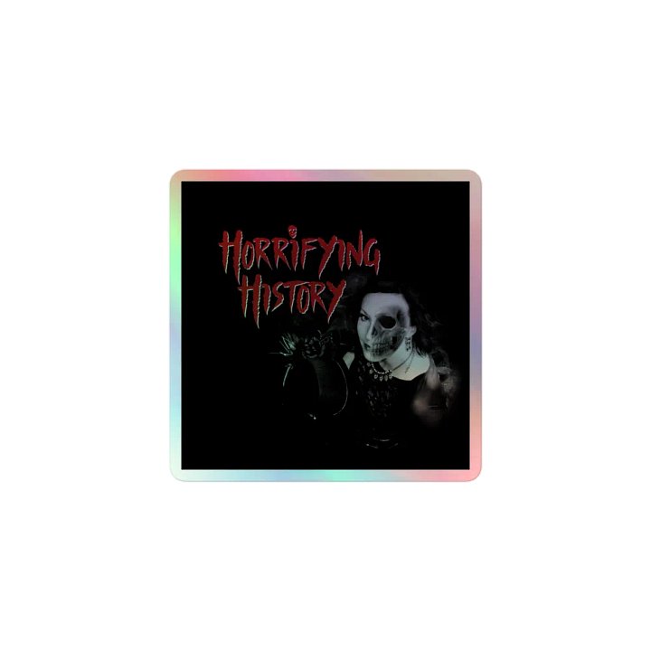 Horrifying History Square Sticker product image (1)