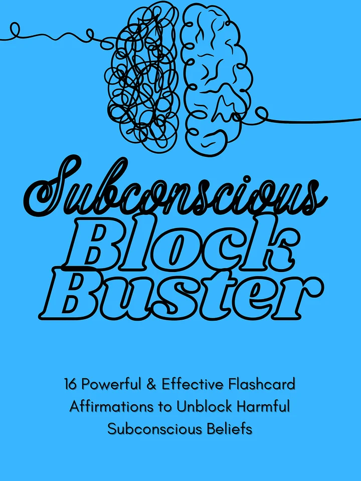 FREE Subconscious Block Buster Flashcards product image (1)