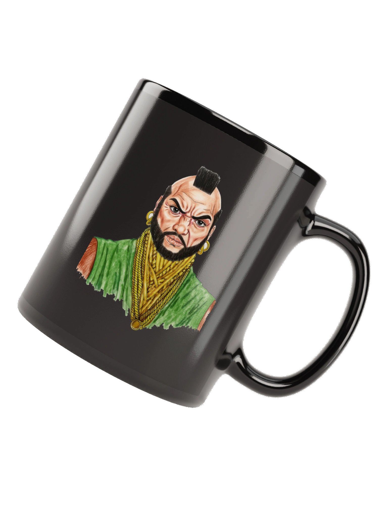 Gold Chains & Attitude — Character Portrait Mug product image (11)