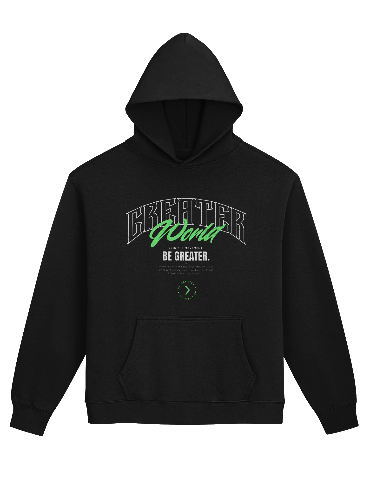 Greater world. Hoodie product image (1)