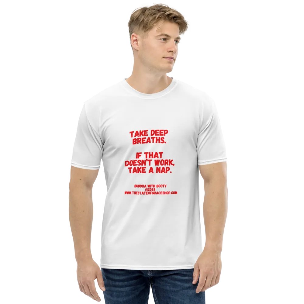 BUDDHA WITH BOOTY TEES 4 U - “Take deep breaths. If that doesn’t work, take a nap.” product image (1)