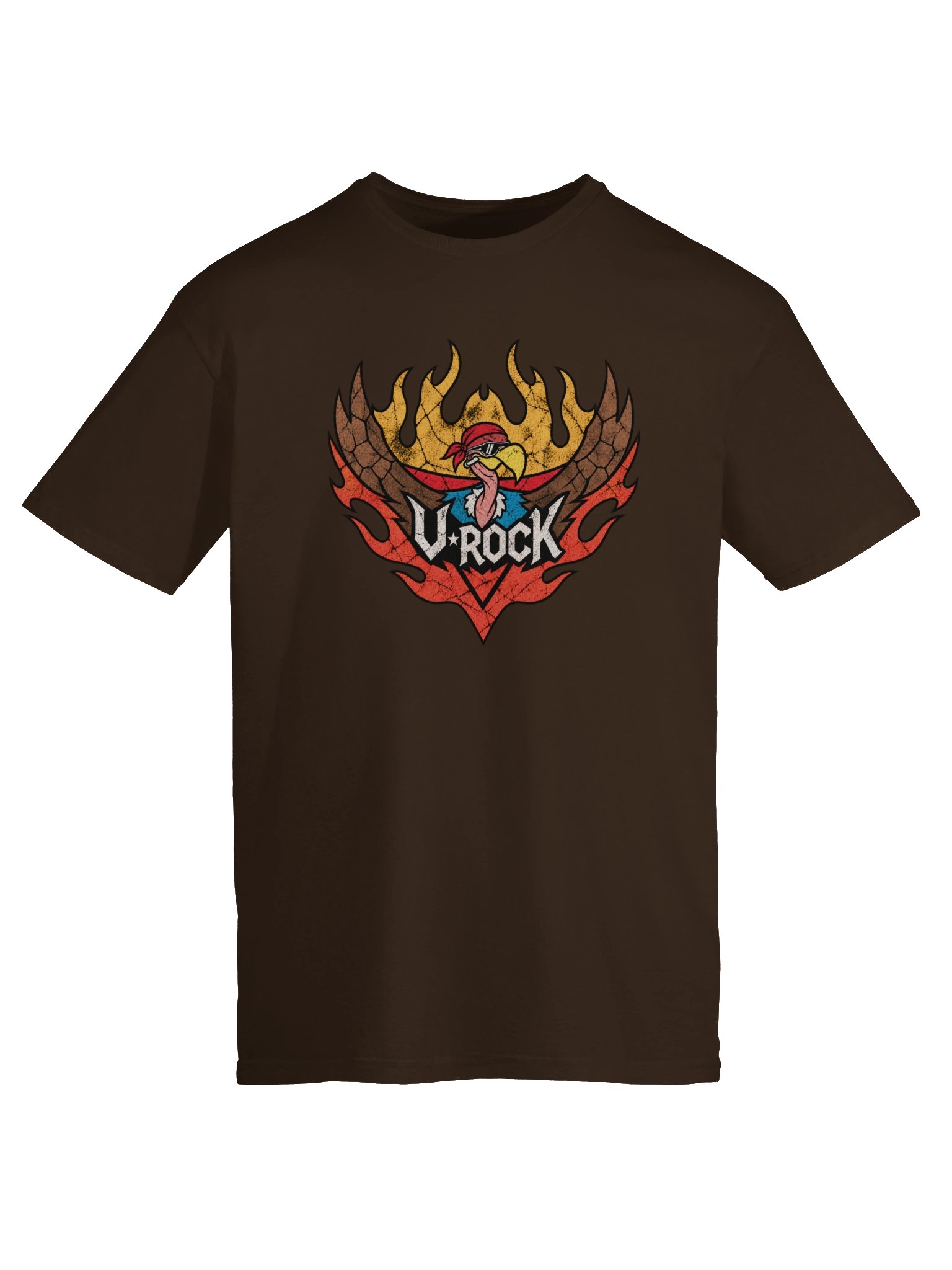 Retro Flaming Eagle Bandana Unisex Tee | Inspired by Jason's Look in GTA VI product image (31)