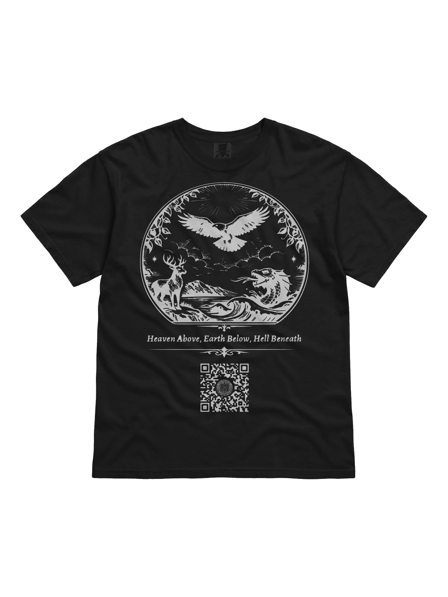 Three-Story Universe (White on Black/Color) product image (1)