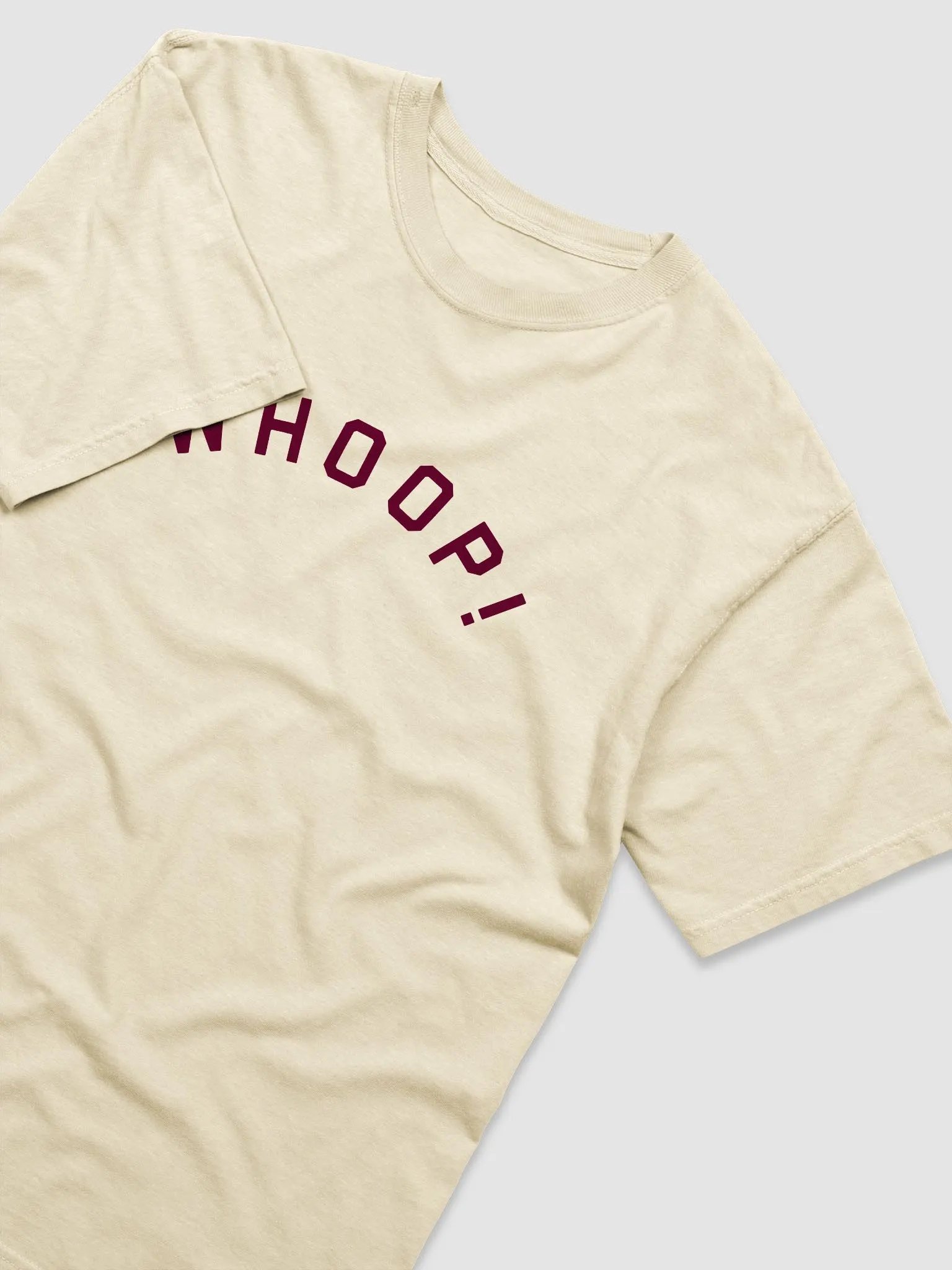 Whoop! T-Shirt on Ivory/White product image (6)
