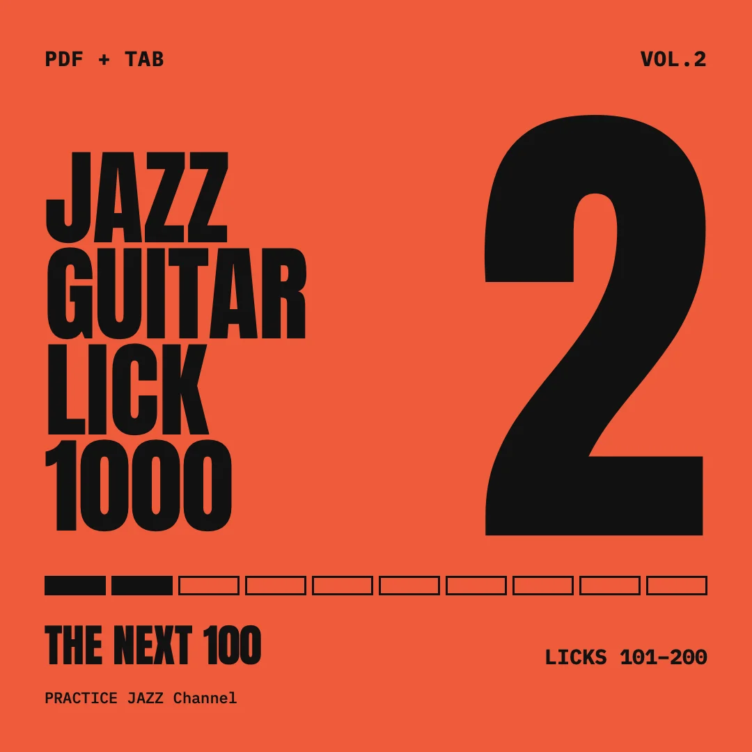 Jazz Guitar Licks 1000 – Vol. 2: Licks 101–200 (PDF TAB) product image (1)