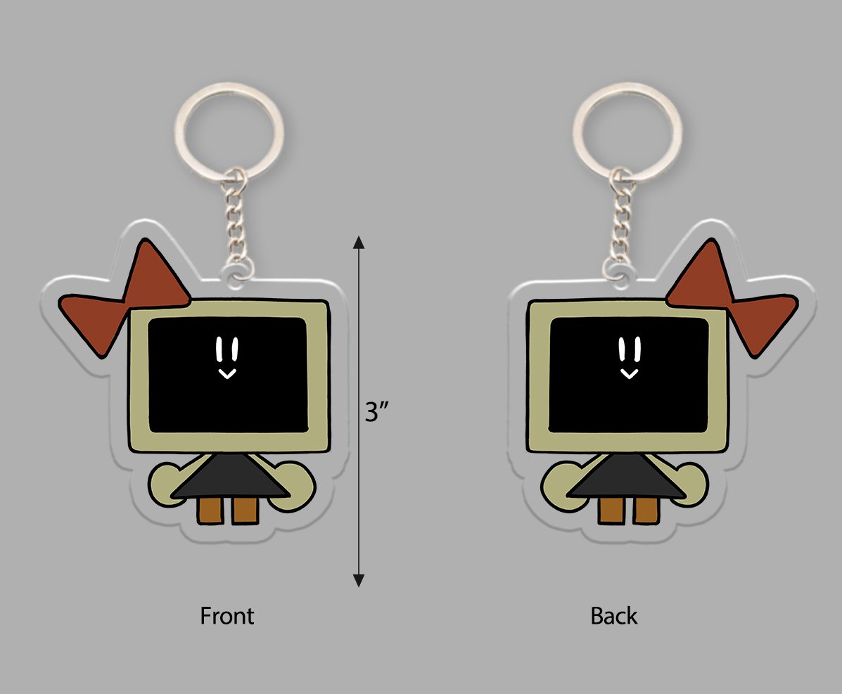 PC-Chan Acrylic Keychain product image (1)