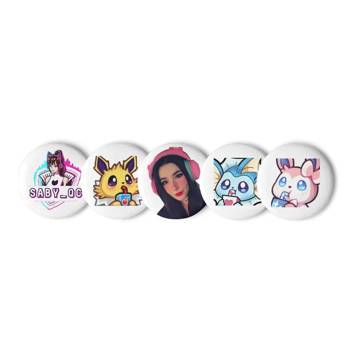Flameheart SABY_QC Pin Button Set product image (3)