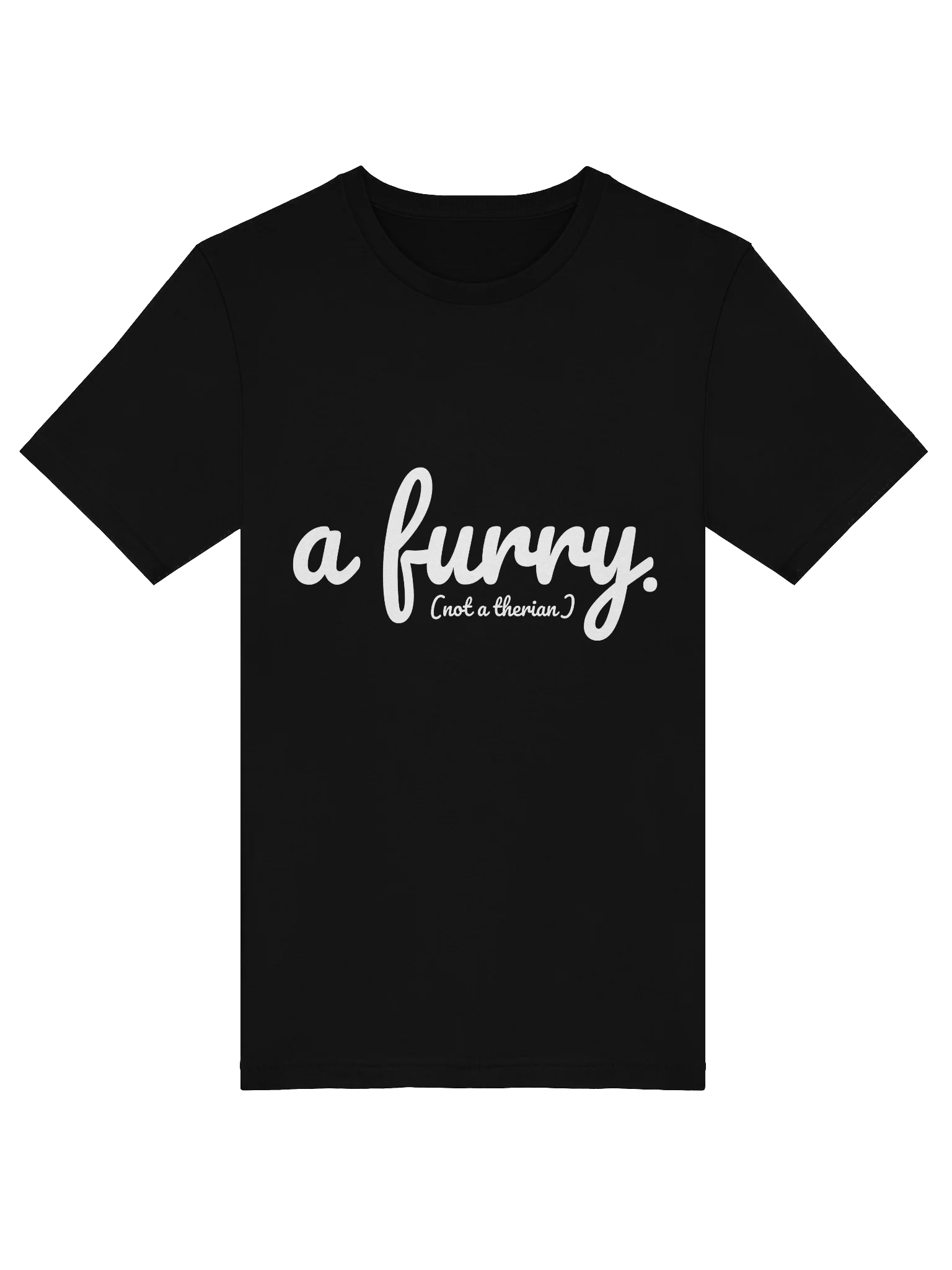 Clearly a furry t-shirt (dark edition) product image (5)