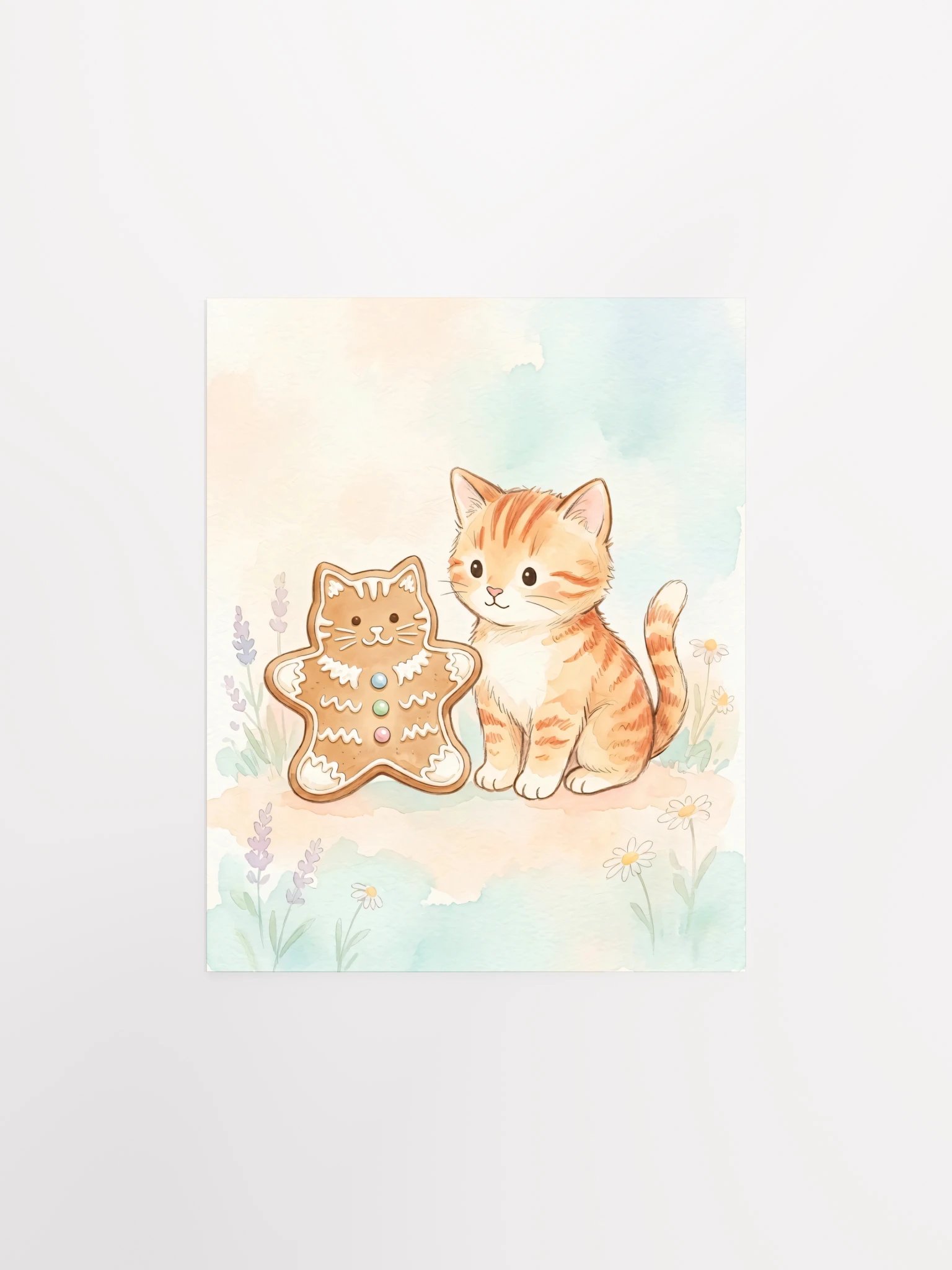 Gingerbread Kitten Poster product image (25)