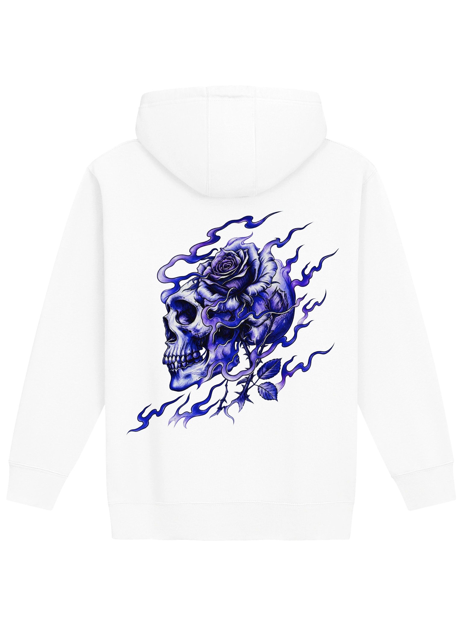 Cyber Graphic Skull Hoodie - Oversized Streetwear Graphic Pullover Hoodie | ADLEST product image (42)