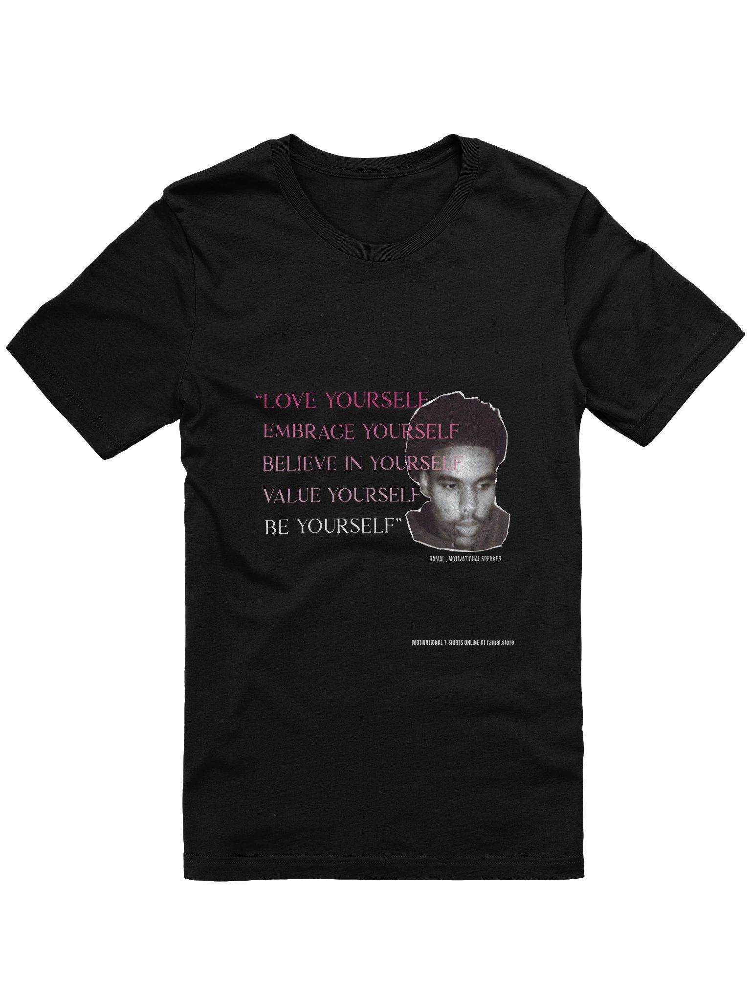 MOTIVATIONAL T-SHIRT - PINK LETTERS product image (1)
