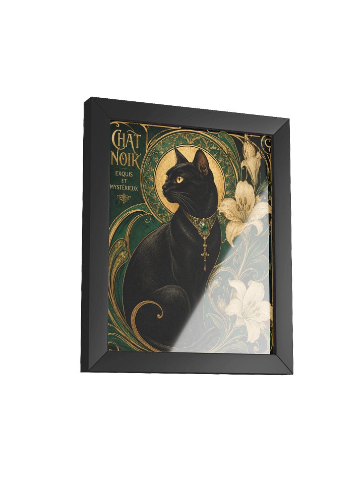 Chat Noir Art Nouveau Framed Poster product image (2)