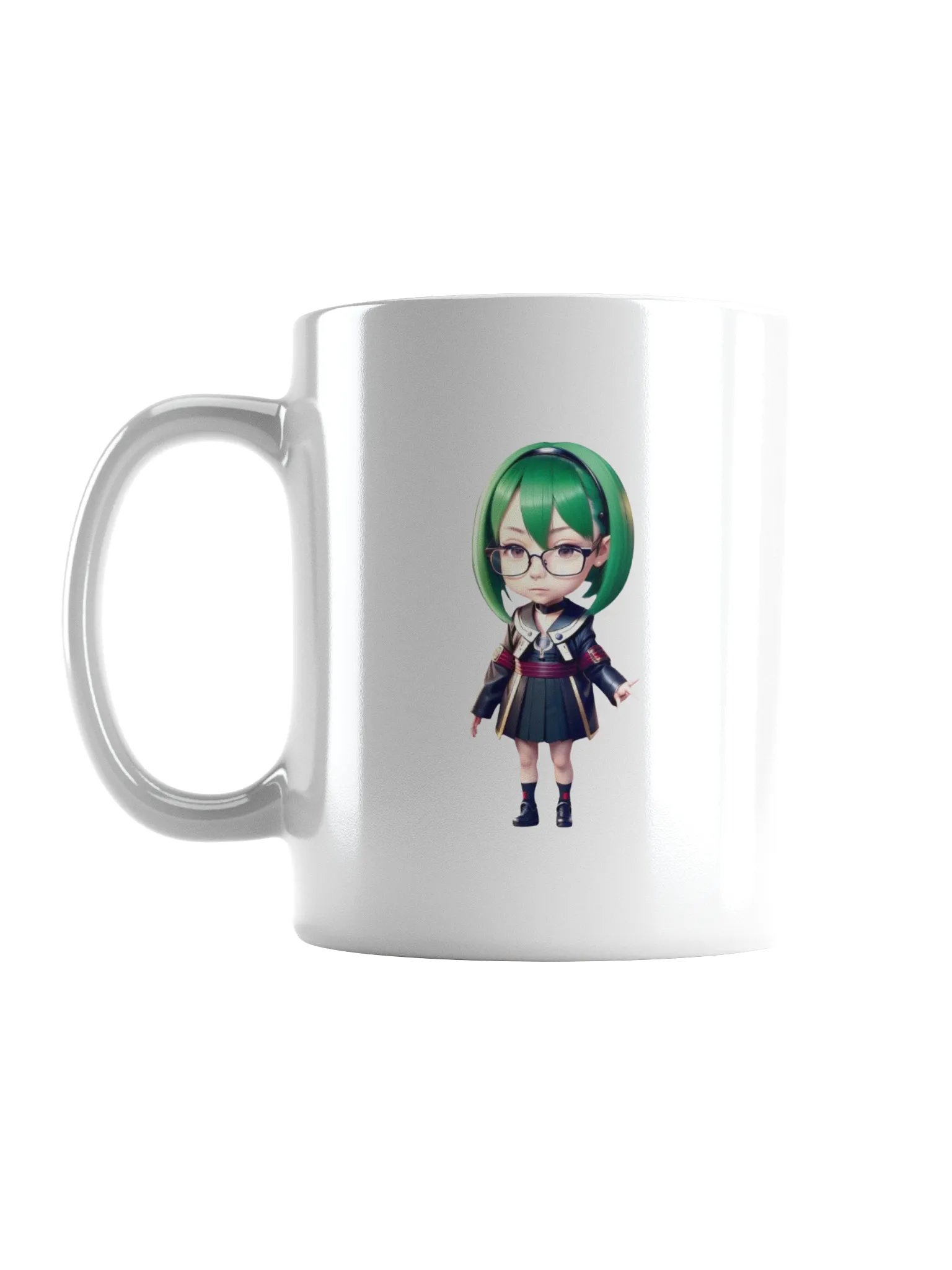 (Green CHIBI) K White Mug product image (6)