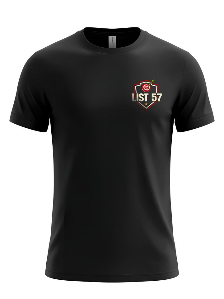 List 57 Chest Print T Shirt Small Cream Shield Target Design Sports Graphic Unisex Casual Athletic Number Tee Streetwear Black Minimal Top product image (1)