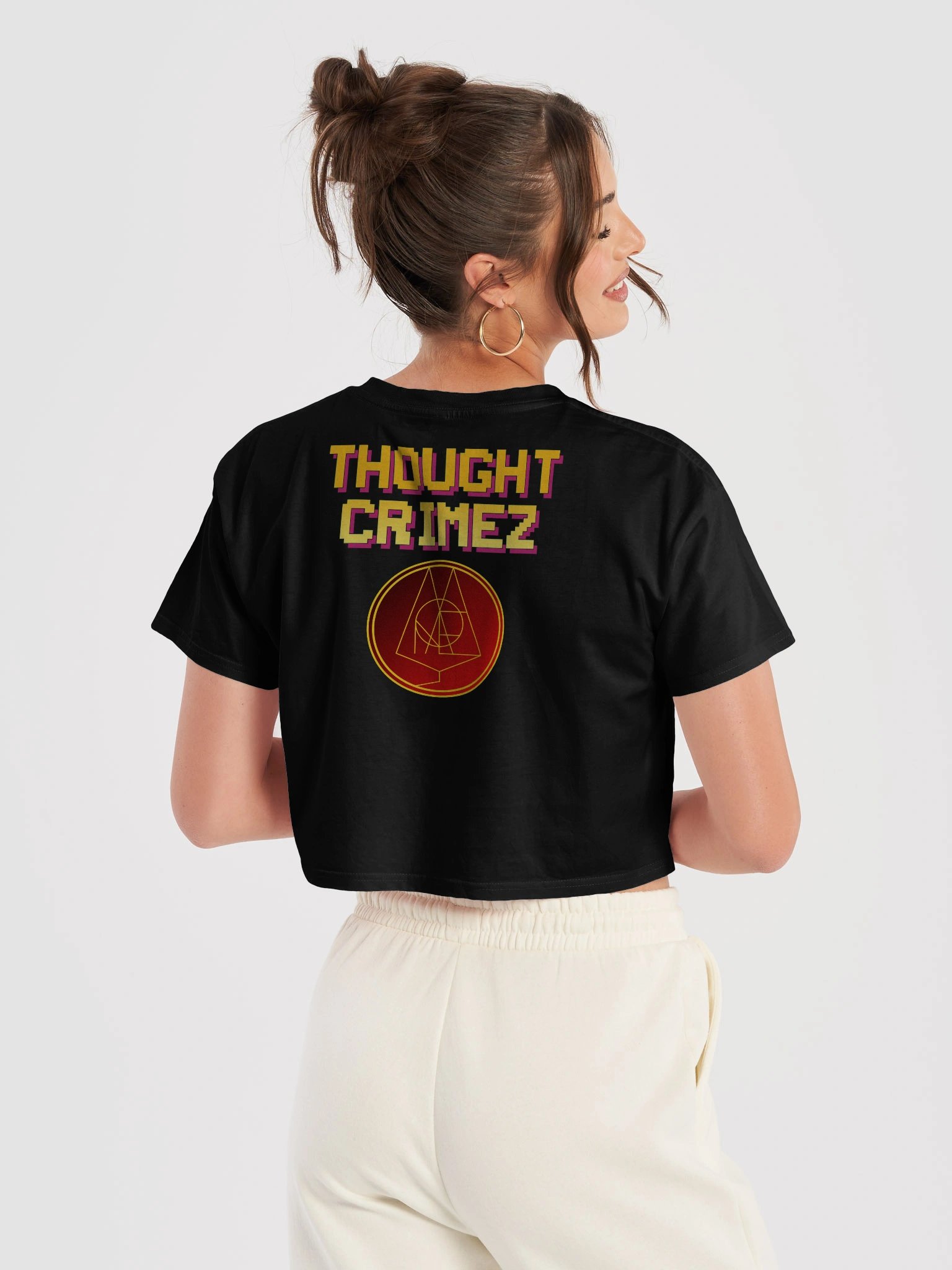 THOUGHT CRIMEZ FIRE ELEMENT CROP TOP product image (6)
