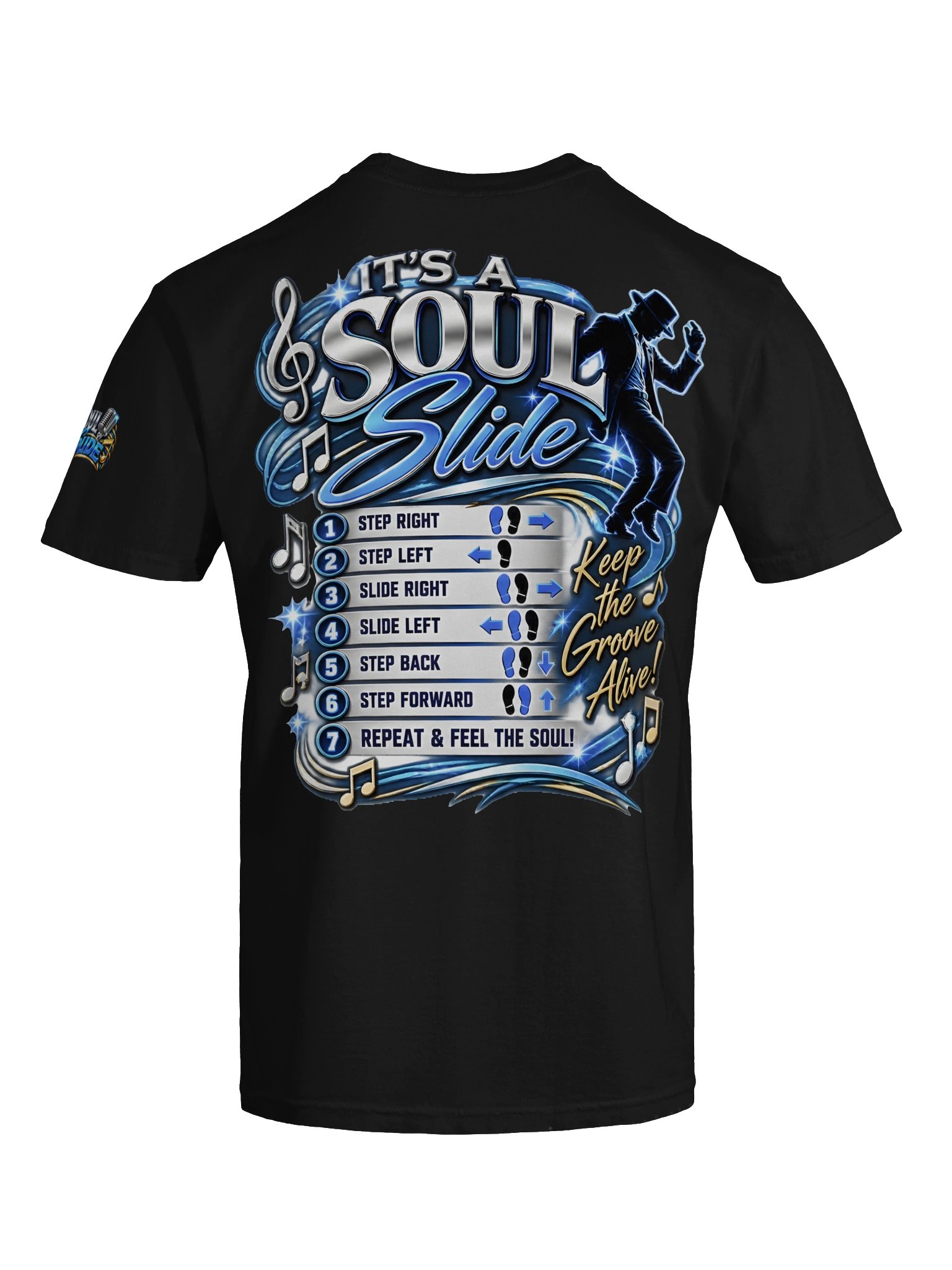 The Soul Slide Retro Music Tee product image (11)