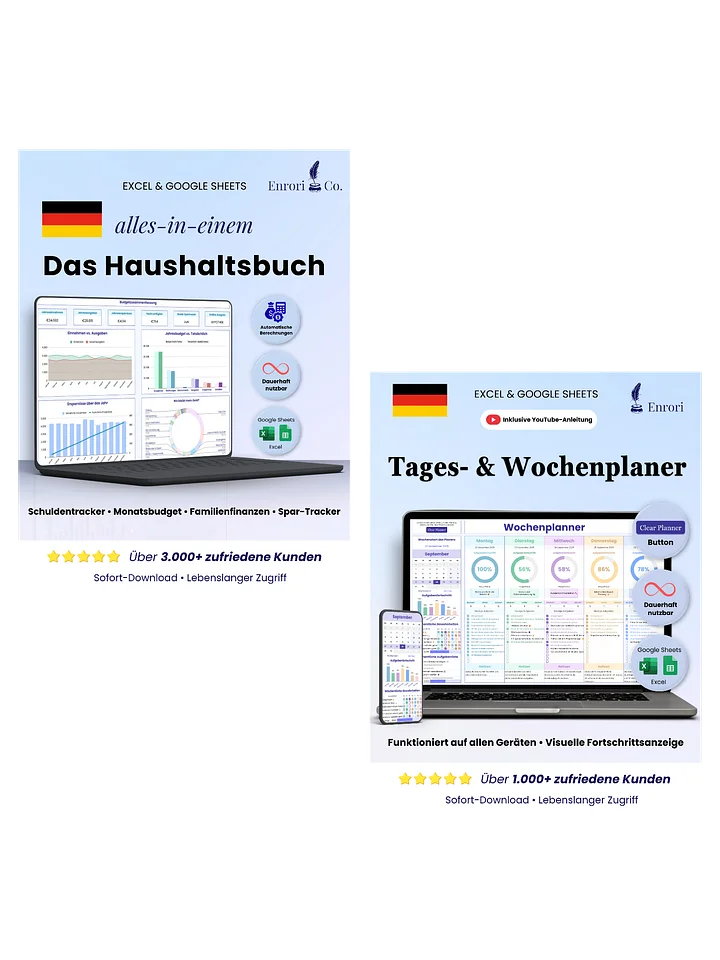 Das Haushaltsbuch + Tages- & Wochenplaner (10 % Rabatt) product image (1)