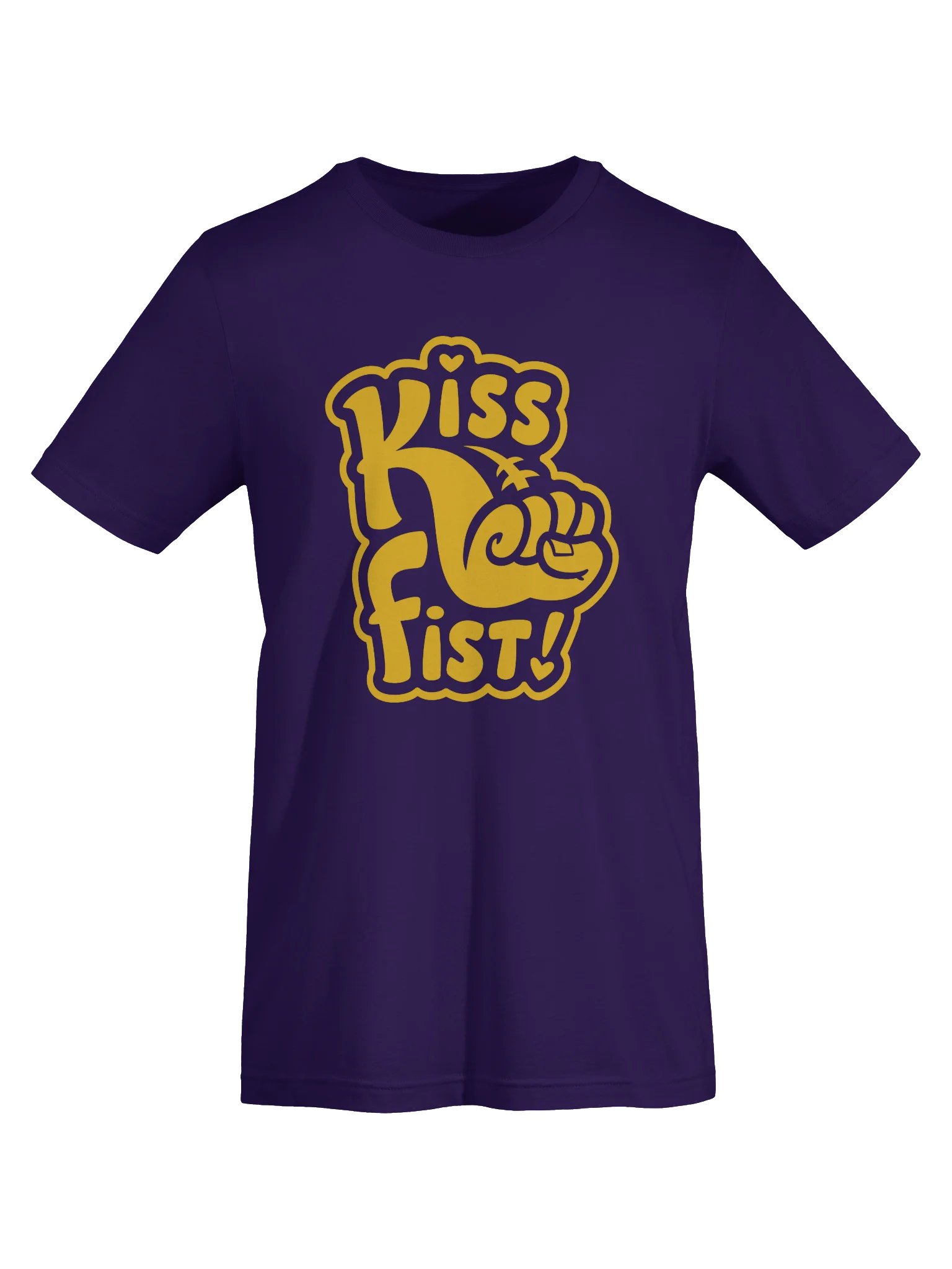 Kiss Fist Yellow Graphic Tee product image (5)