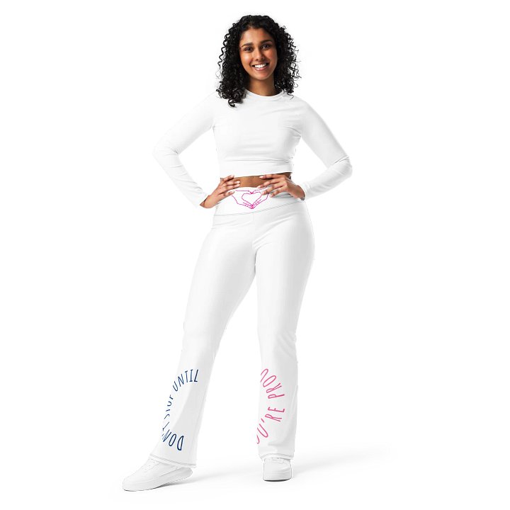 Empowerment Circle All-Over Flare Leggings product image (1)