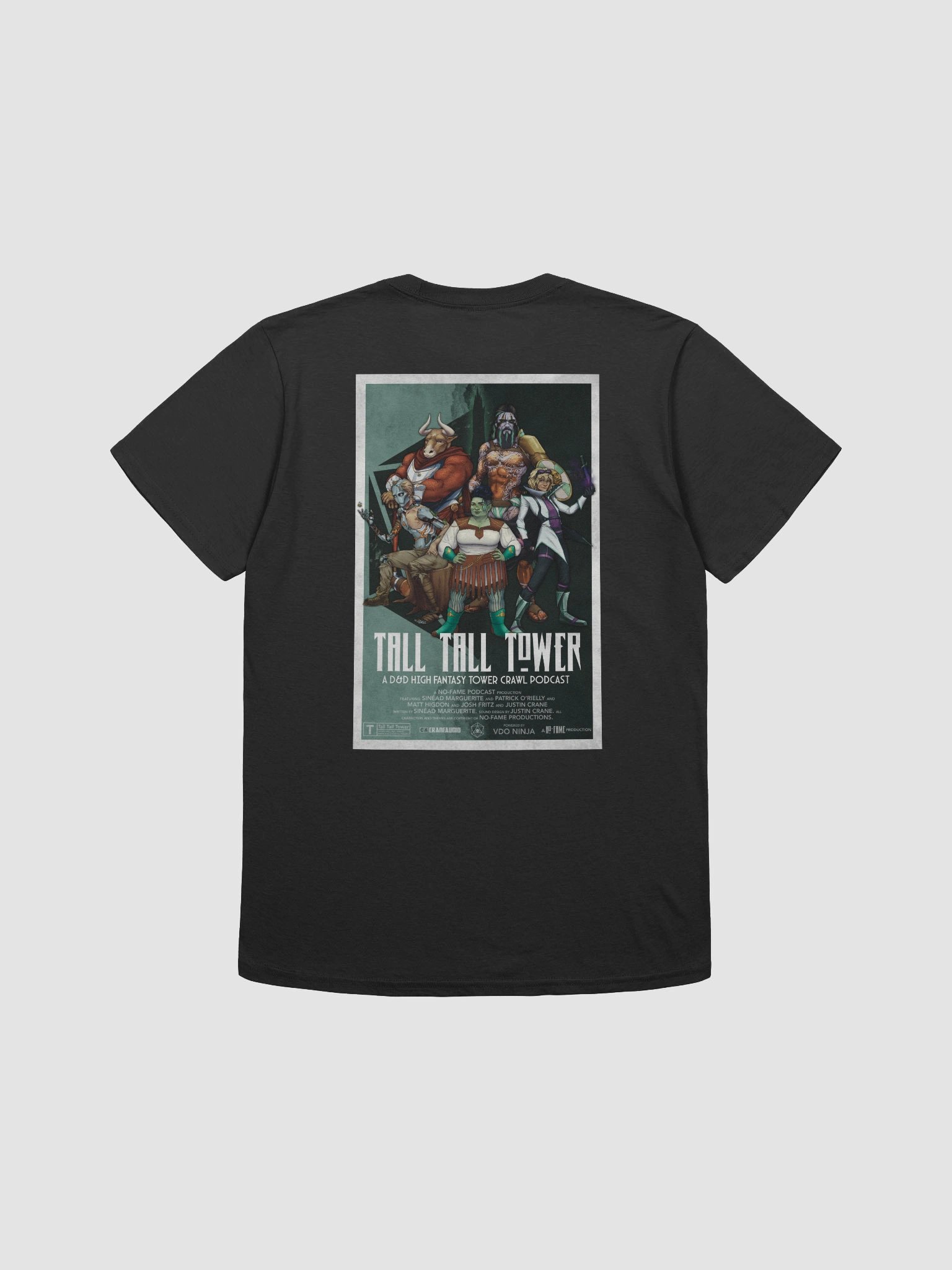 Tall Tall Tower Poster Back Design Soft Tee product image (2)