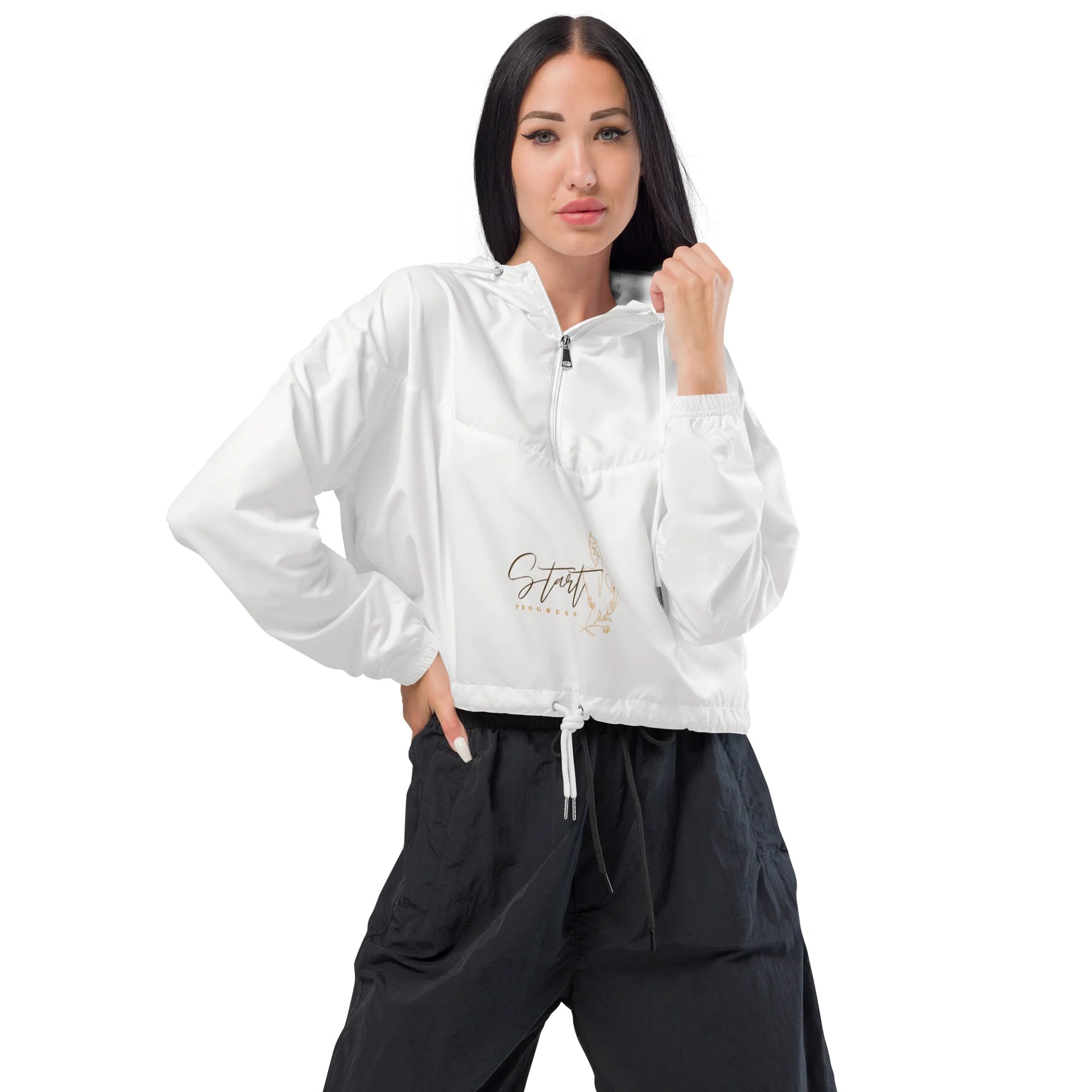 Women's Cropped Windbreaker WCFB0117 product image (1)