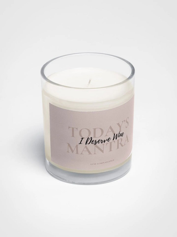 Wine Deserves Me Funny Quote Candles product image (2)