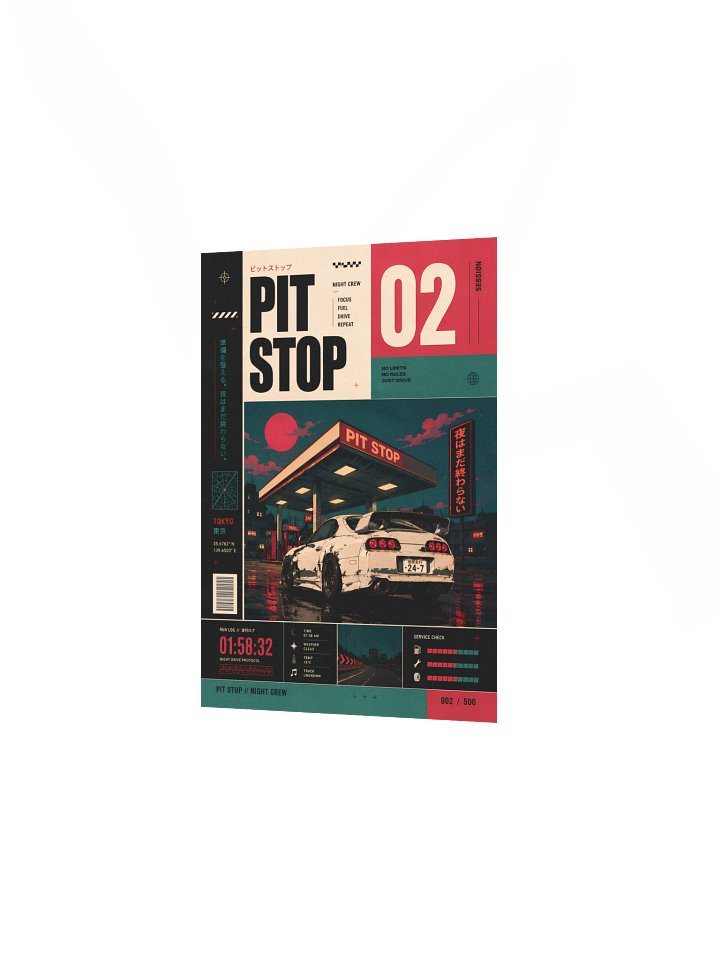 PIT STOP Series Matte Poster no. 02 product image (5)