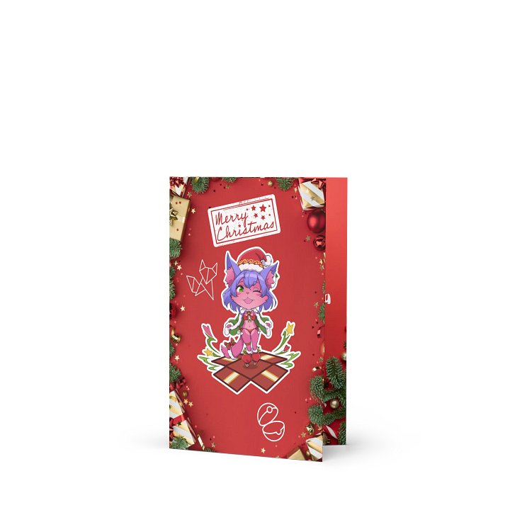 Open Present Moxie Christmas Card 2025 product image (1)