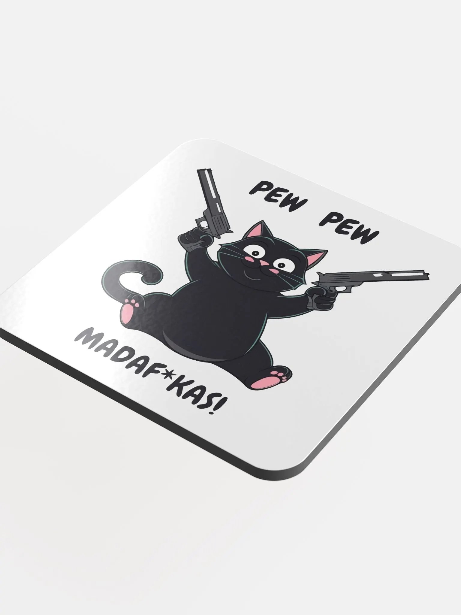 Pew Pew Kitty Coaster product image (4)