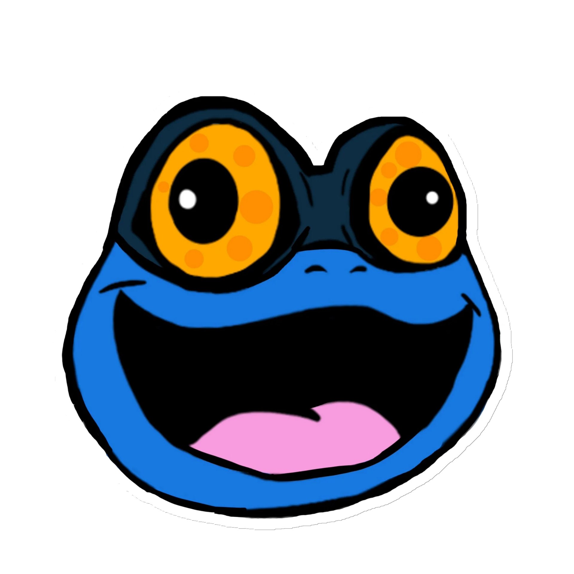 Frogman Meme Face Magnet product image (1)