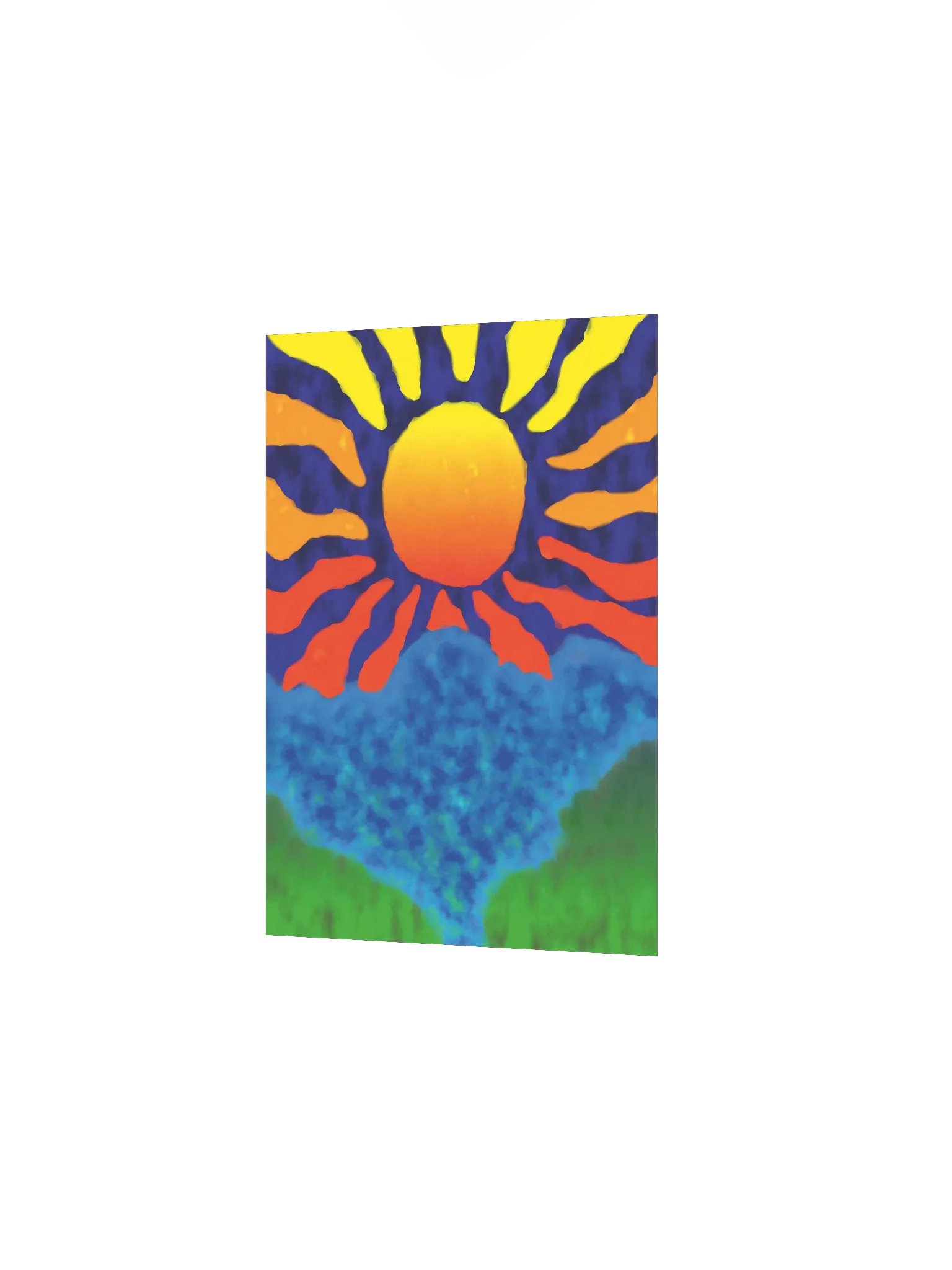Watercolor Sunrise Poster product image (5)